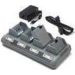 Quad-charger vale para QL/RW/P4T series, incluye EU cable de alimentación 