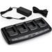 Zebra charging station, 4-Slot, EU