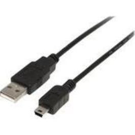 CABLE OPN-2001 USB - USB 2.0, USB A / USB Mini B, M / M, 1,8 m, Negro