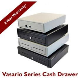 Vasario Cash Drawer (Black, 1 Media Slot, 320 MultiPRO Interface)